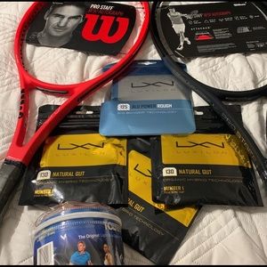 Roger Federer racquet pro staff bundle and laver cup edition racket